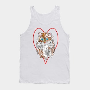 Ragamuffin Cat Tank Top